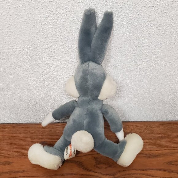 Vintage 1991 Bugs Bunny 12" Stuffed Animal By Warner Bros. - Picture 4 of 6
